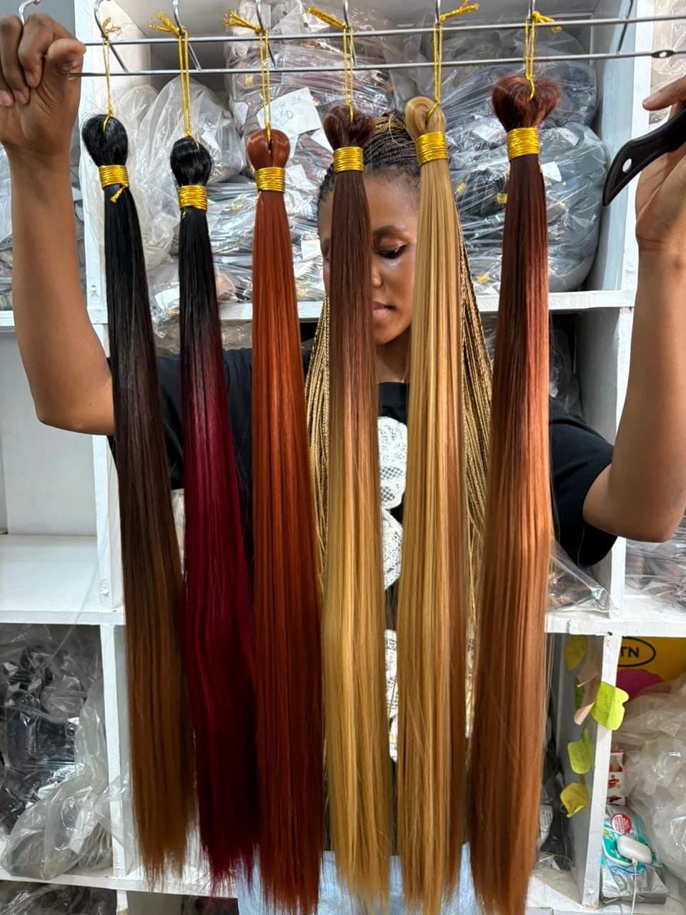 Bone Straight for braids
