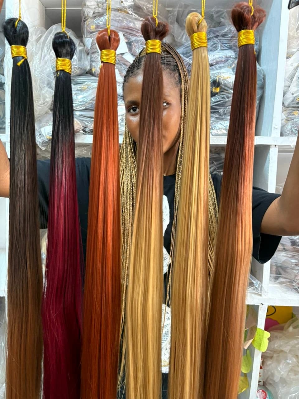 Bone Straight for braids