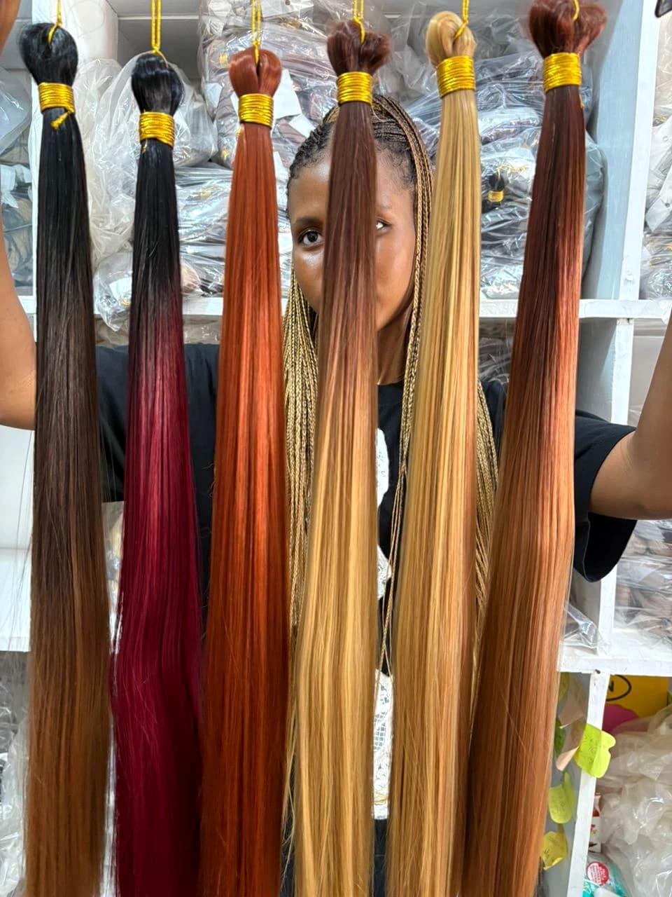 Bone Straight for braids