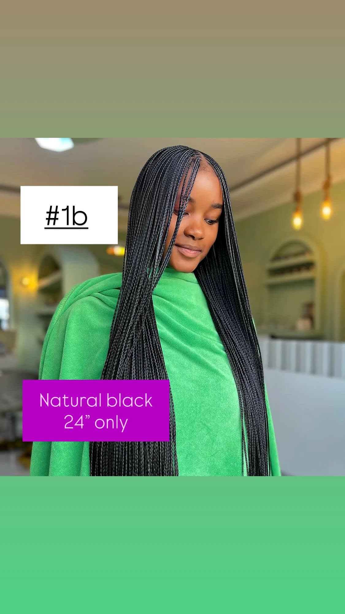 Bone Straight for braids